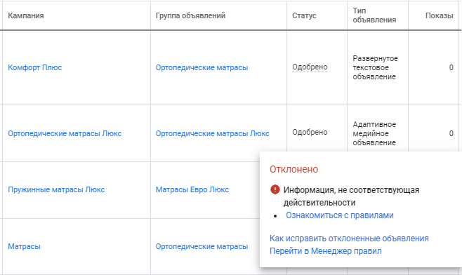 Как без проблем пройти модерацию объявлений в Яндекс.Директе и Google Ads